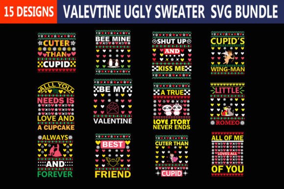 Download Valentine Ugly Sweater Svg Bundle - Ugly sweater svg bundle Collection