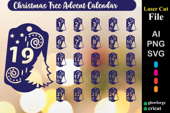 Download Christmas Tree Advent Calendar Countdown - Calendar Collection