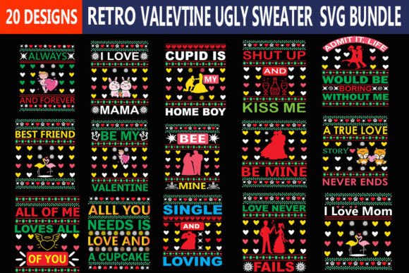 Download Valentine Ugly Sweater Svg Bundle, - Ugly sweater svg bundle Collection