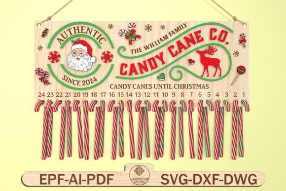 Download Days Until Christmas Advent Calendar Svg - Calendar Collection
