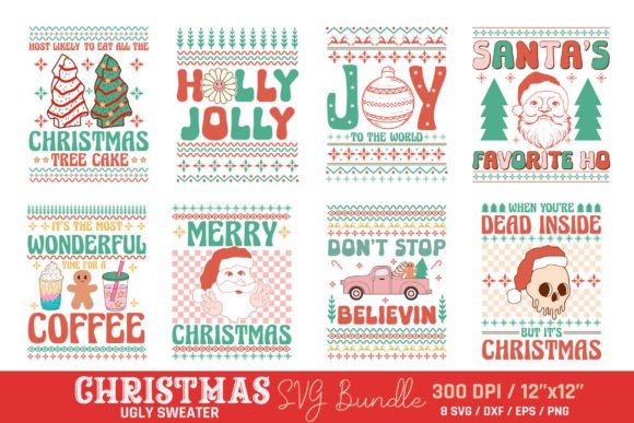Download Christmas Ugly Sweater SVG Bundle - Ugly sweater svg bundle Collection