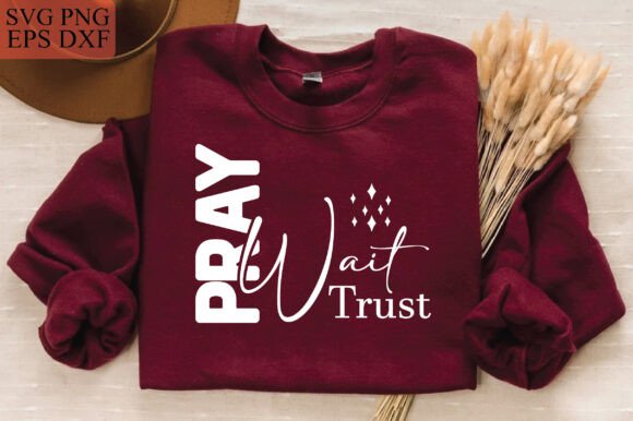 Download Pray Wait Trust PNG, Religious Faith SVG - Religious faith svg Collection