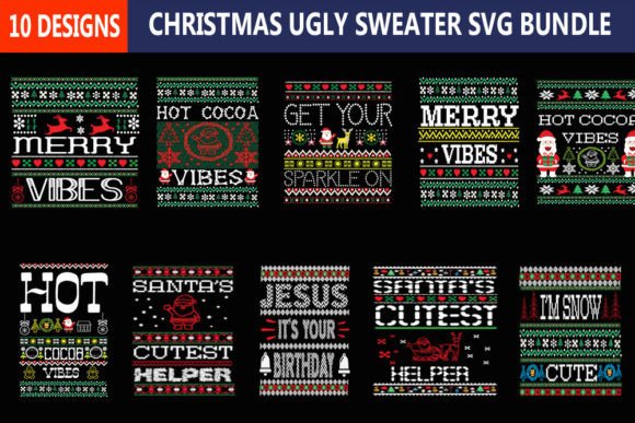 Download Christmas Ugly Sweater Svg Bundle - Ugly sweater svg bundle Collection