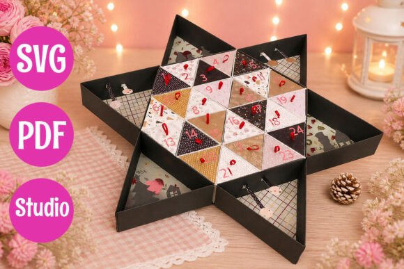Download Star Advent Calendar Template - Calendar Collection