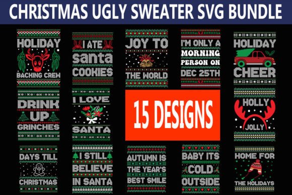 Download Christmas Ugly Sweater Svg Bundle, - Ugly sweater svg bundle Collection