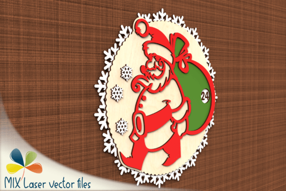 Download Christmas Advent Calendar SVG Laser - Calendar Collection