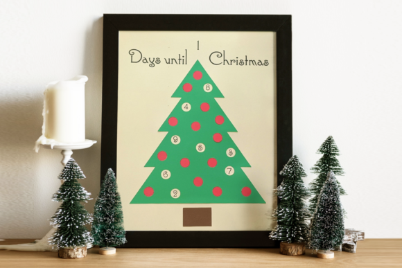 Download Christmas Tree Advent Calendar SVG &amp; PNG - Calendar Collection