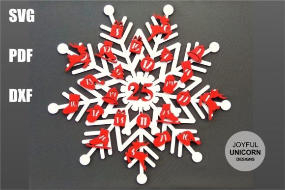 Download Christmas Advent Calendar SVG Cut File - Calendar Collection