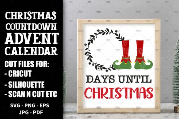 Download Christmas Countdown, Advent Calendar SVG - Calendar Collection
