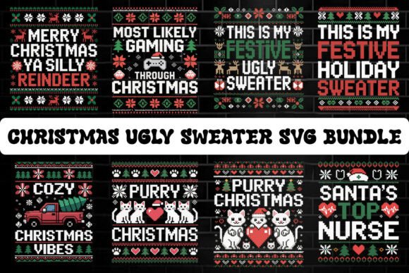 Download Christmas Ugly Sweater SVG Bundle. - Ugly sweater svg bundle Collection